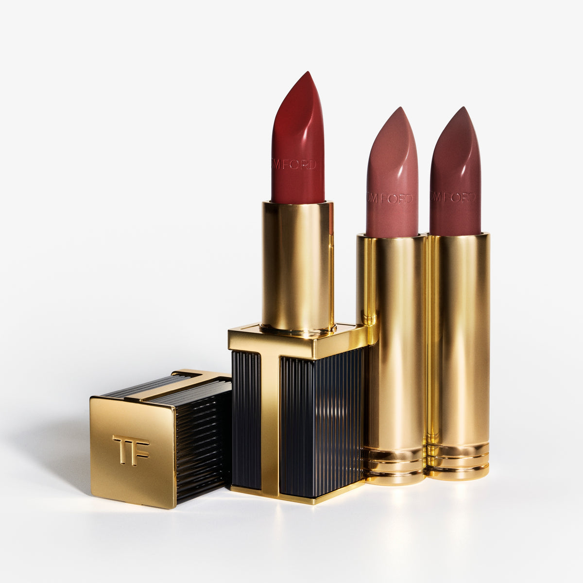 Reserve Lip Color Case, Gold Fluted Case, Alt