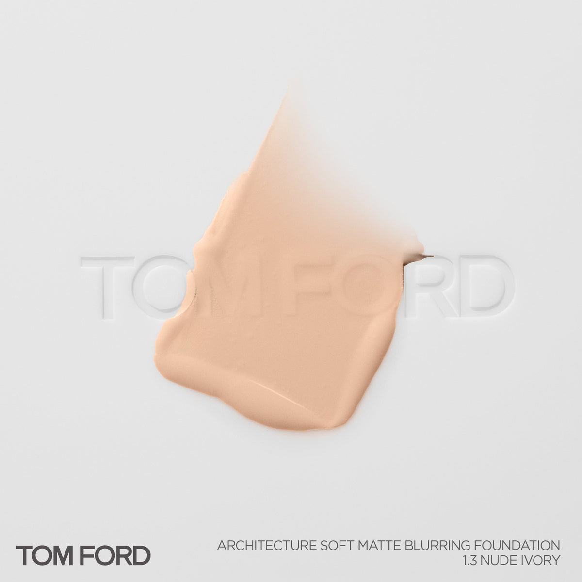 Architecture Soft Matte Blurring Foundation, 30.0 ml, 1.3 Nude Ivory, 1.3, Smoosh