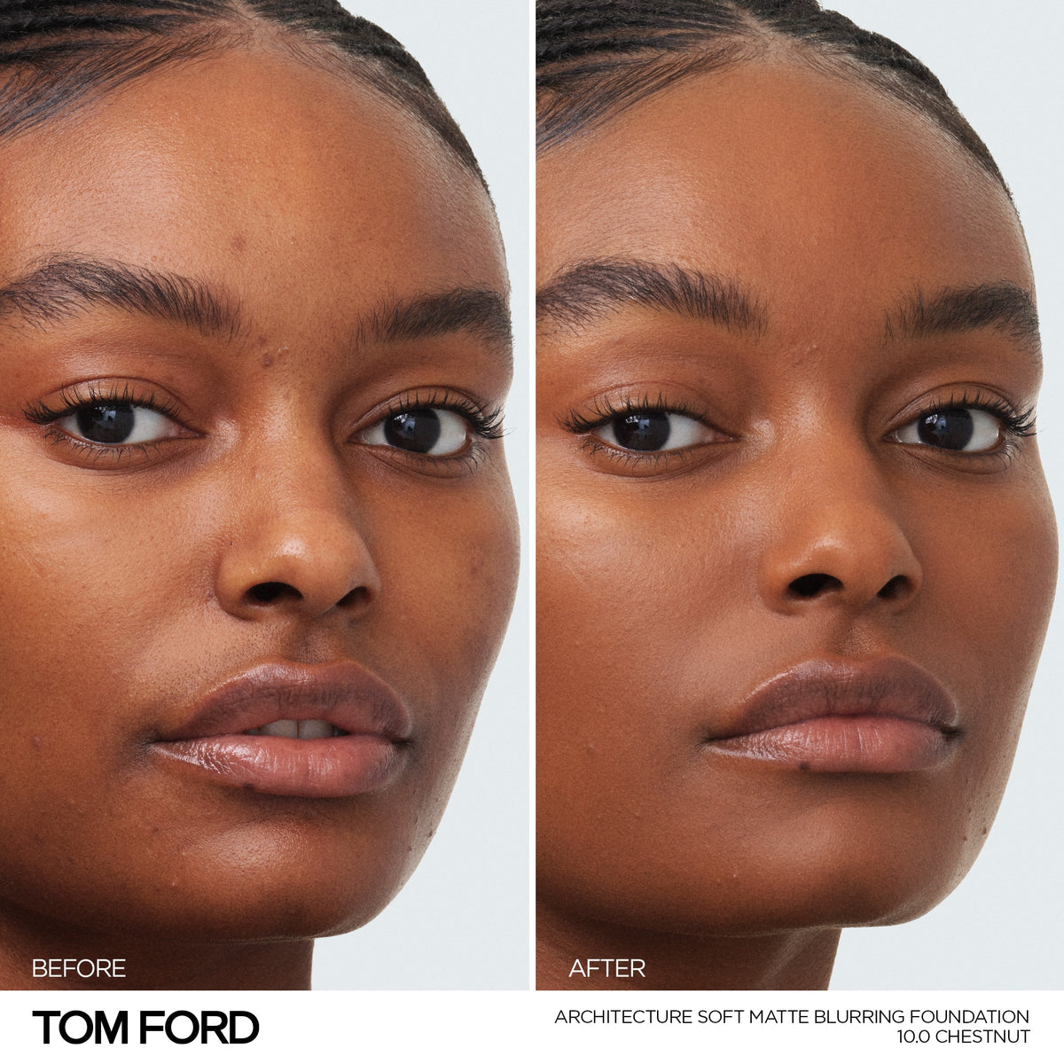 Architecture Soft Matte Blurring Foundation, 30.0 ml, 10.0 Chestnut, 10.0, Model, deep